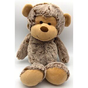 ANIMAL AVENTURES CHIMP GORILLA 18”PLUSH SOFT BROWN TAN STUFFED TOY 2018